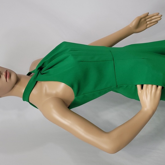Julia Jordan Halter Neck Kelly Green Jumpsuit - Picture 7 of 17
